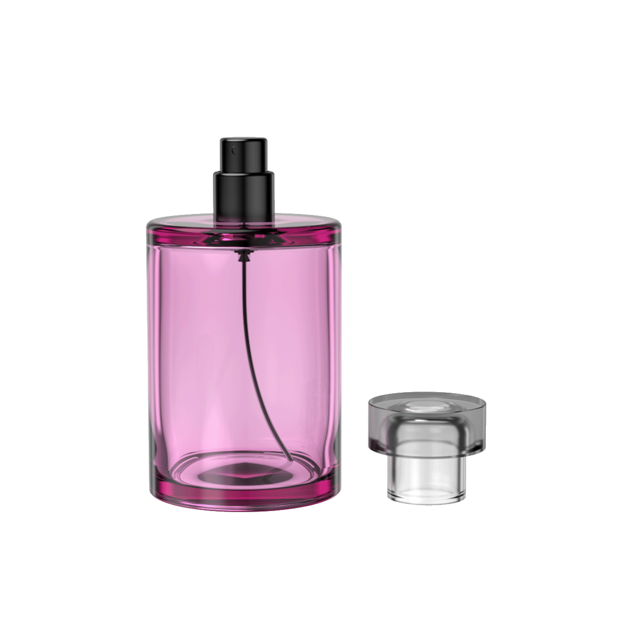 Round Glass Perfume PKG 6`s mouse over image