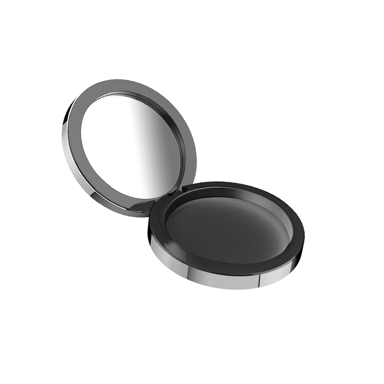 RC8809C ROUND MAGNETIC REFILLABLE ALUMINUM COMPACT - Makeup Packaging ...